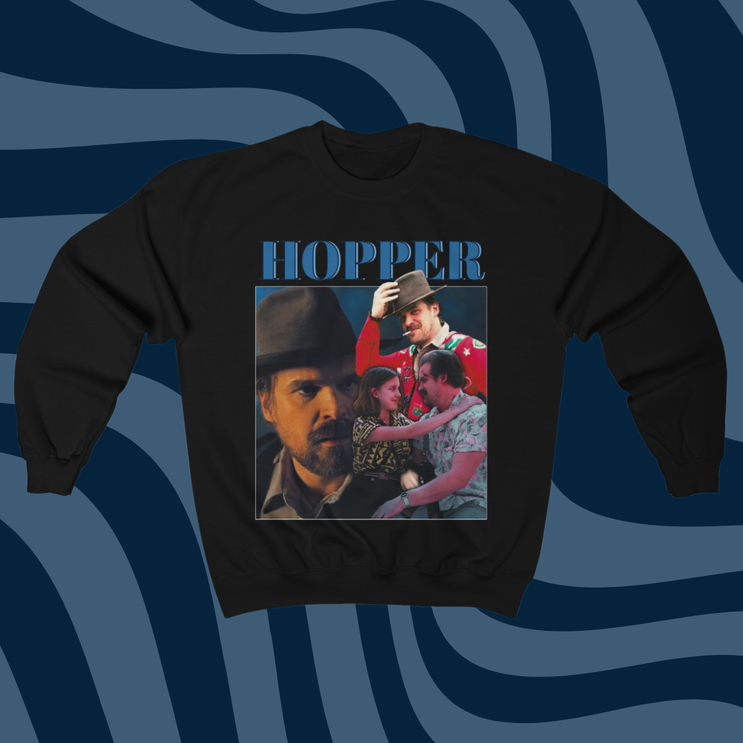Jim Hopper 90's Vintage Crewneck
