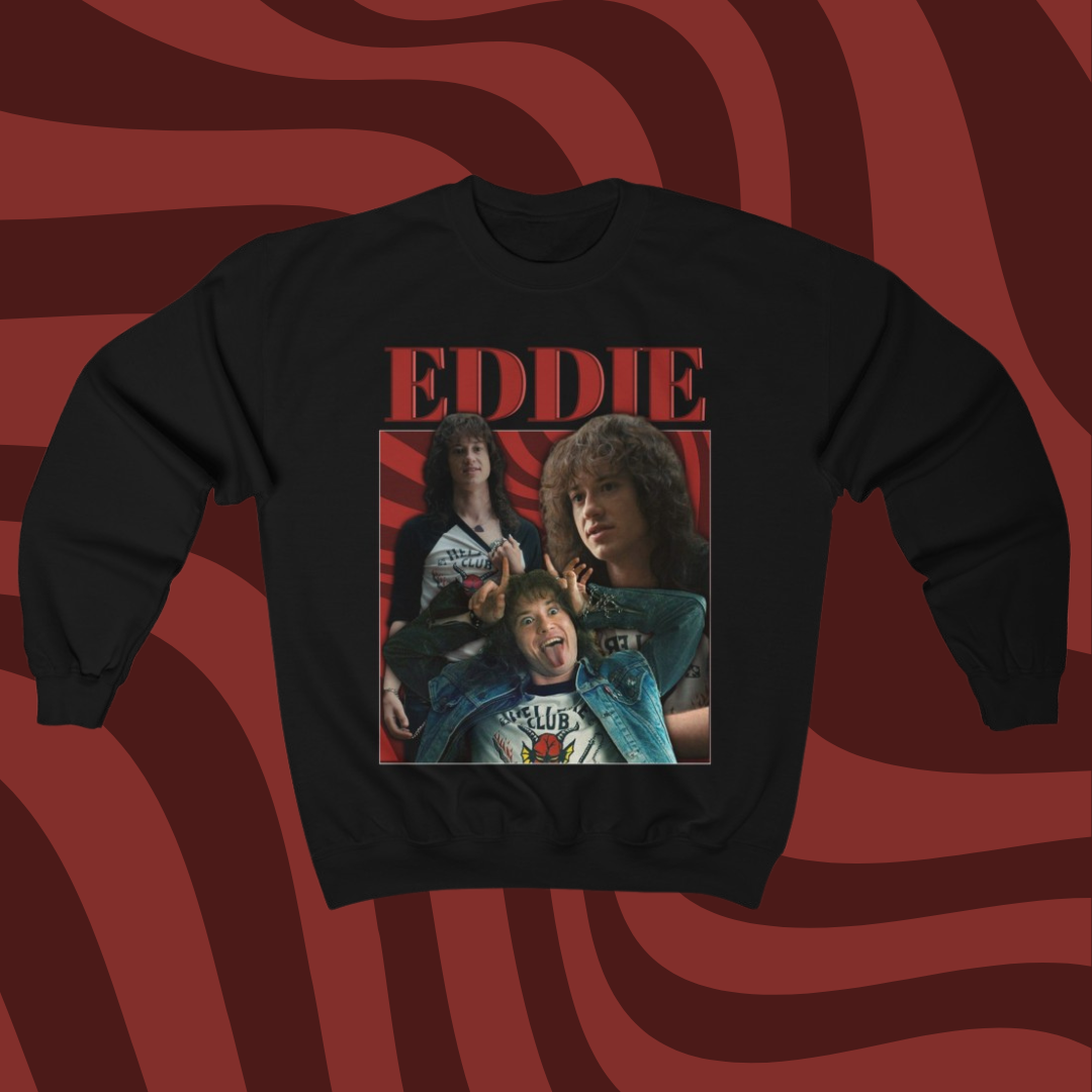 Eddie Munson 90's Vintage Crewneck