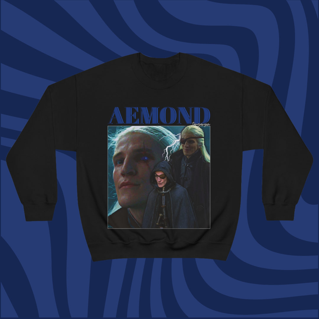Aemond Targaryen 90's Vintage Crewneck