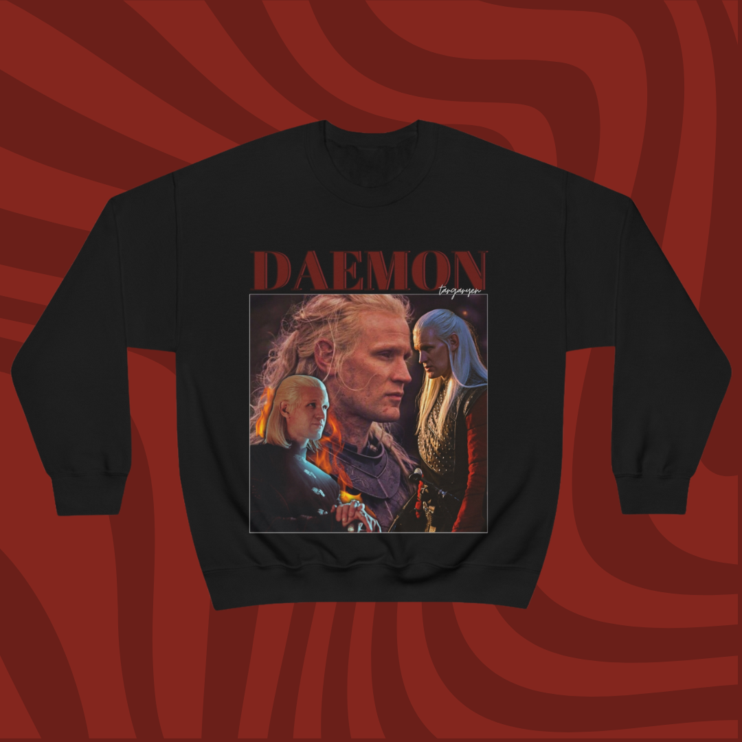 Daemon Targaryen 90's Vintage Crewneck