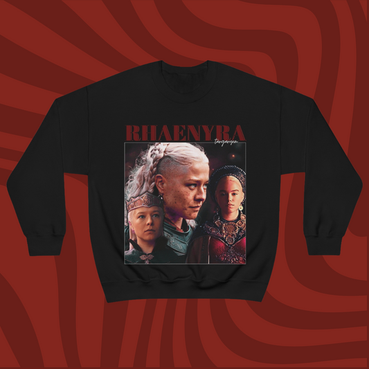 Rhaenyra Targaryen 90's Vintage Crewneck