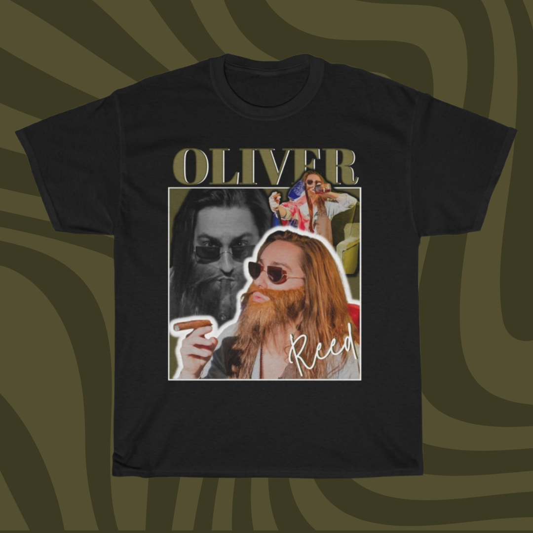 Oliver Reed 90's Vintage T-Shirt
